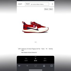Nike Air Zoom Pegasus 36 Trail
Gyakusou Red (Deadstock) on Nike.com
